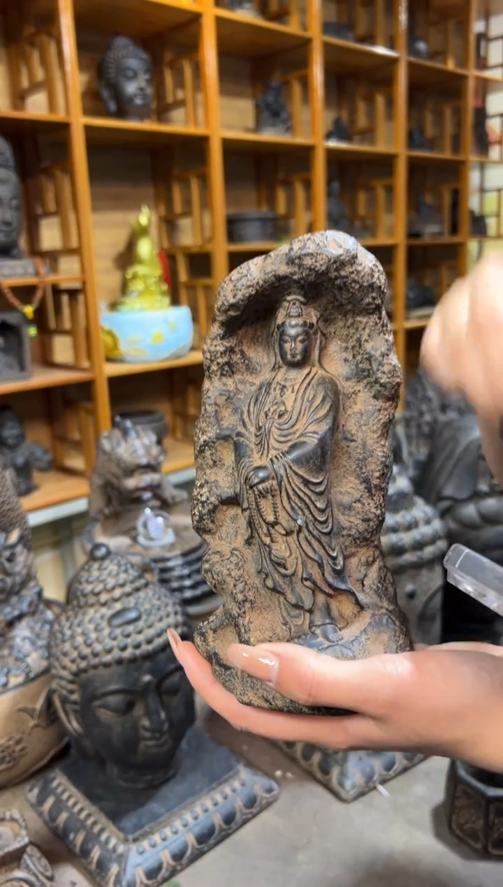 陶土【火山泥】普慈观音