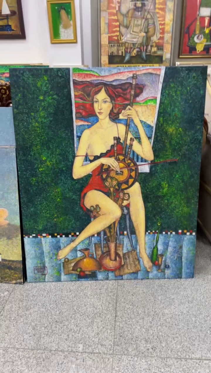 【闪购商品】俄罗斯油画作品《人物》100*120内B