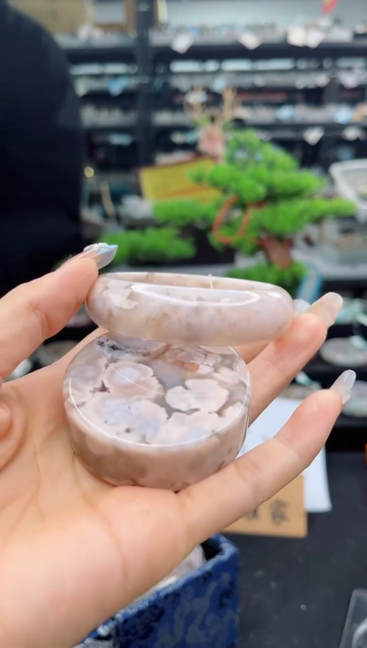 石英质玉未镶嵌手镯53圈口（赠品镯心）1658137