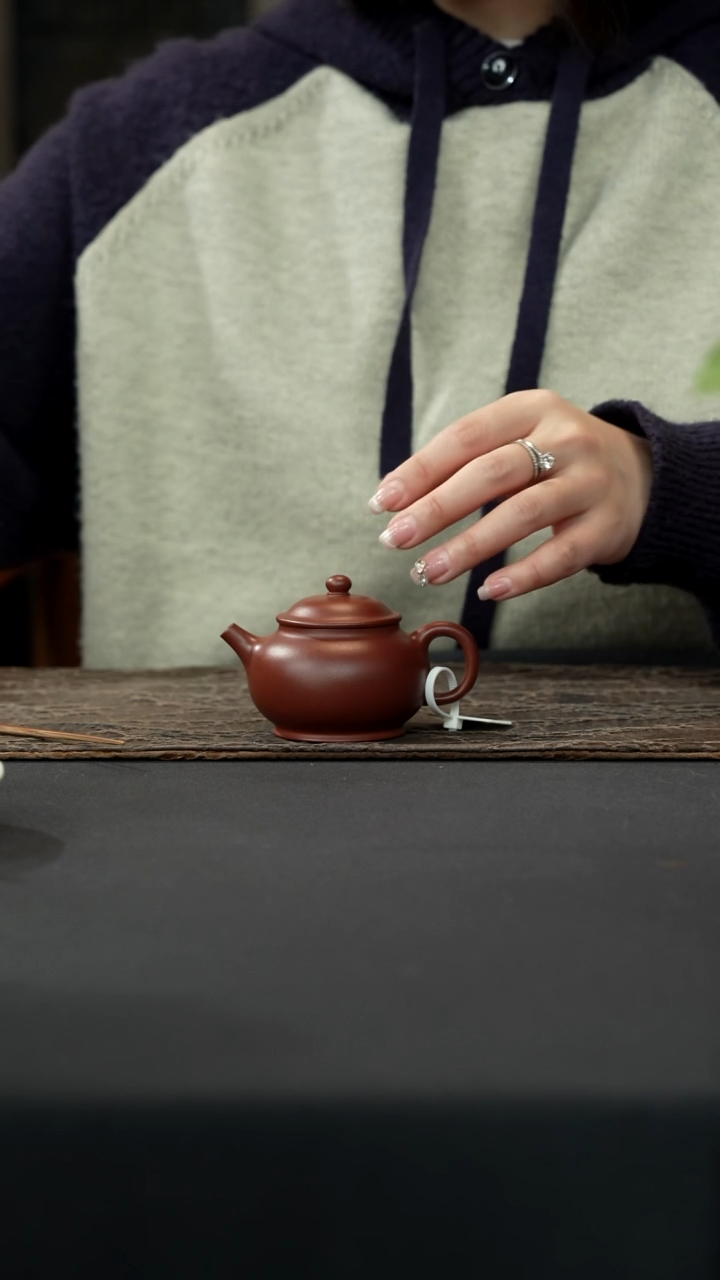 【闪购商品】紫砂茶壶清水泥小潘壶120cc