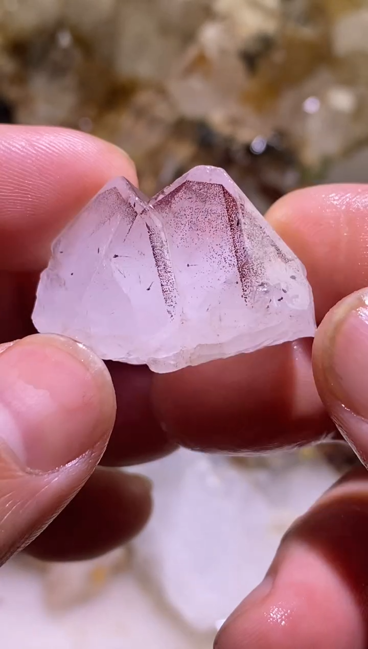 未镶嵌珠宝半成品水晶98号四川美姑超七花园水晶