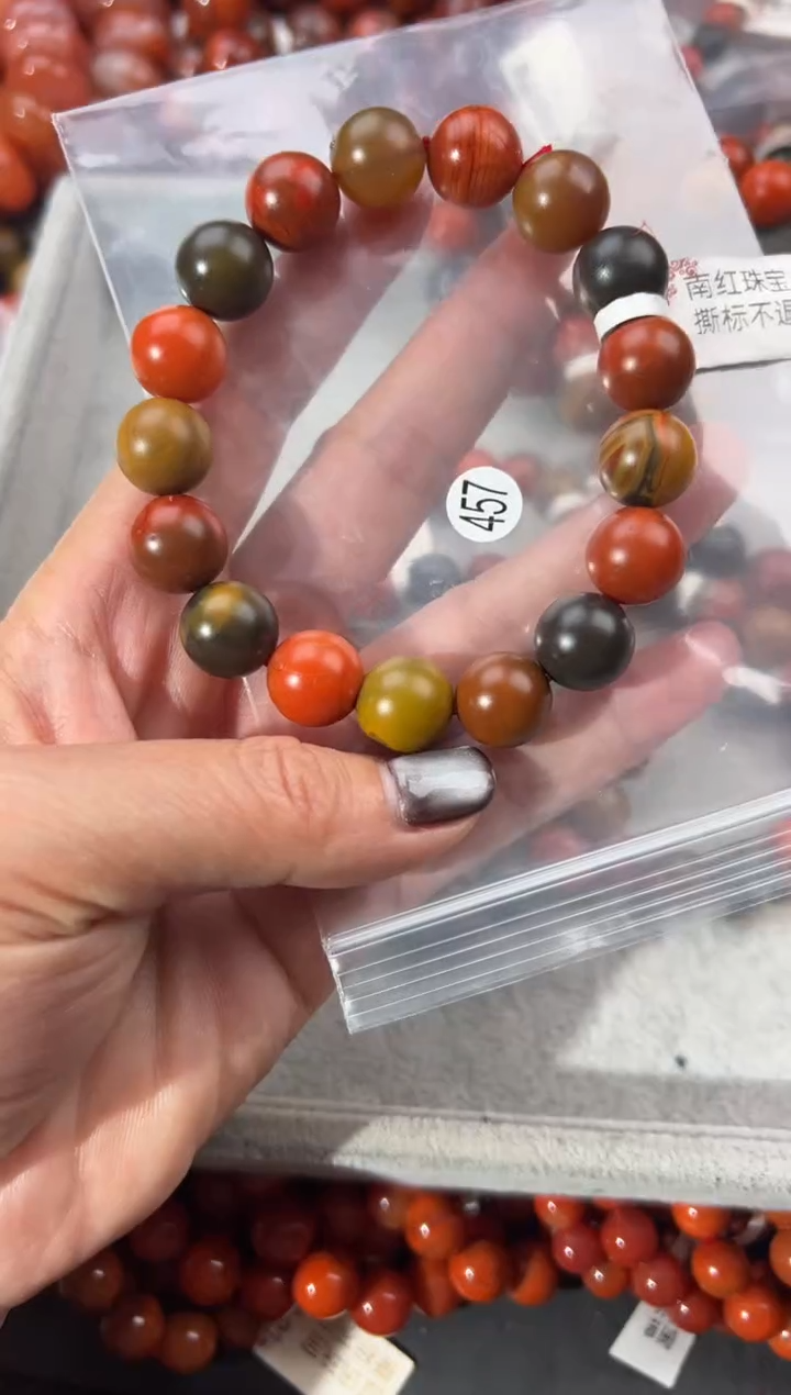 未镶嵌手串南红玛瑙12+
