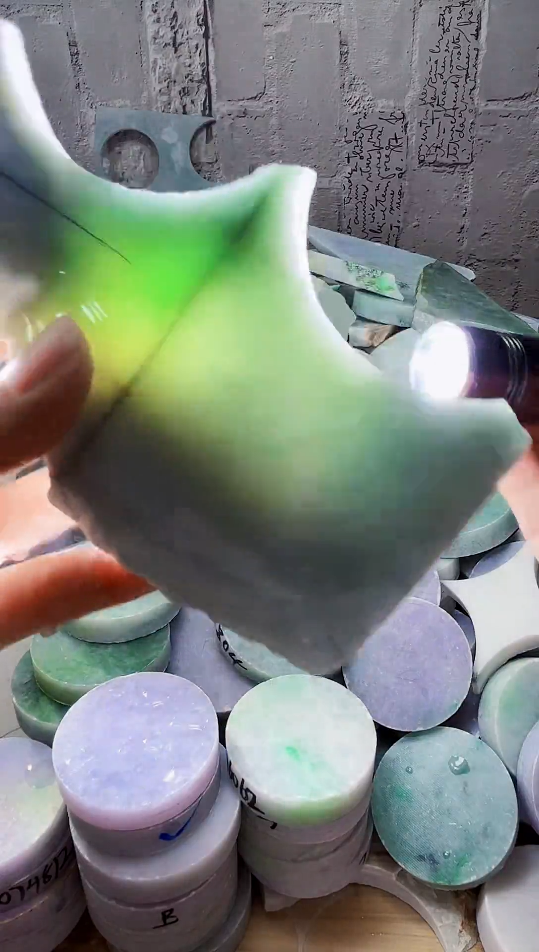 配石翡翠天然翡翠A货308
