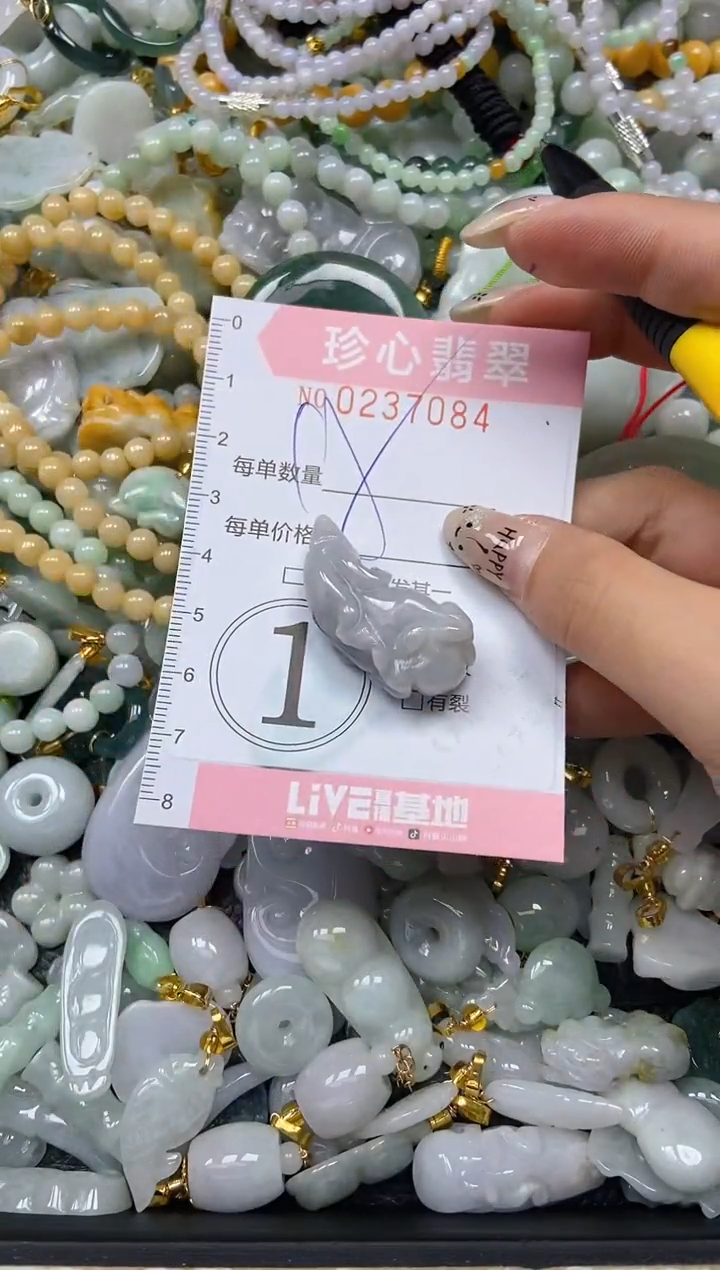 翡翠未镶嵌颈饰闪购0237084