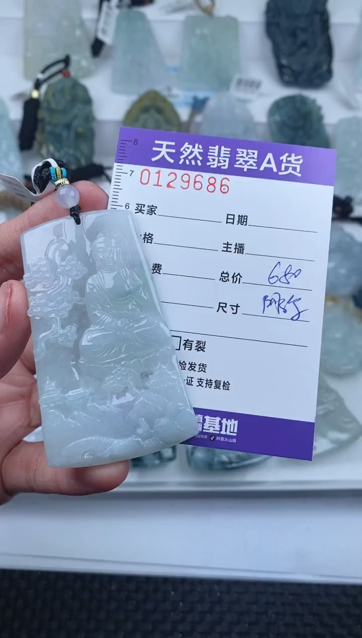 【闪购商品】翡翠颈饰未镶嵌         686
