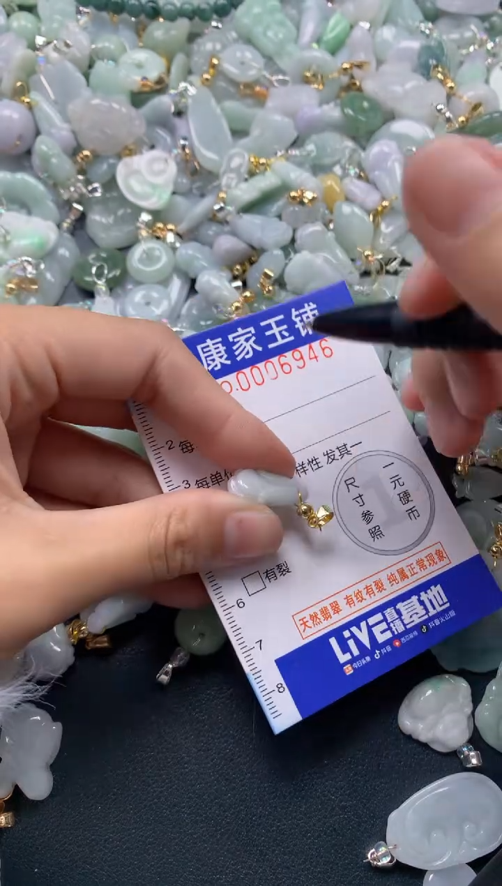颈饰未镶嵌翡翠6946