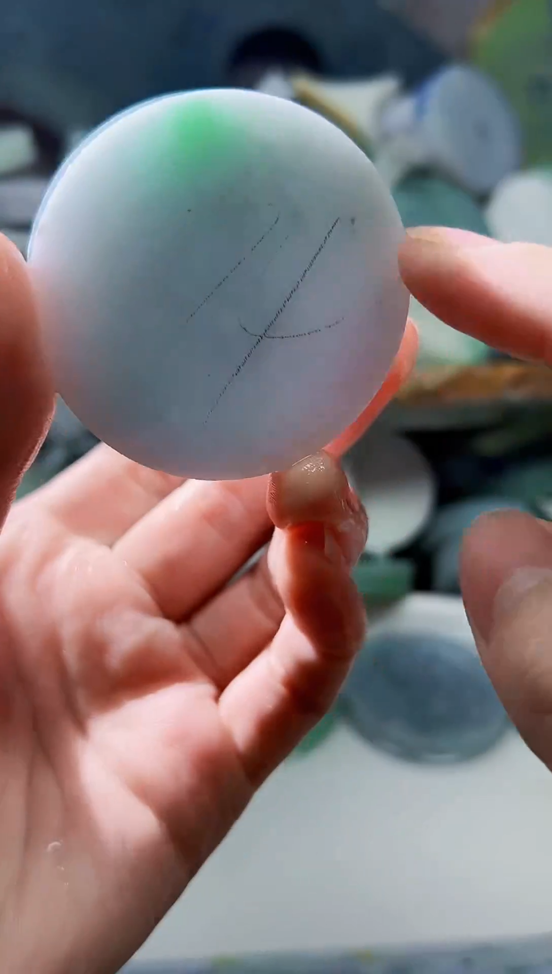 裸石翡翠天然翡翠A货余 南 436