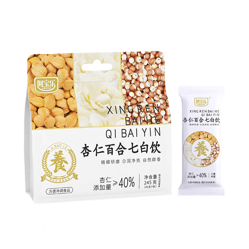 H阿宝乐杏仁百合七白饮245g