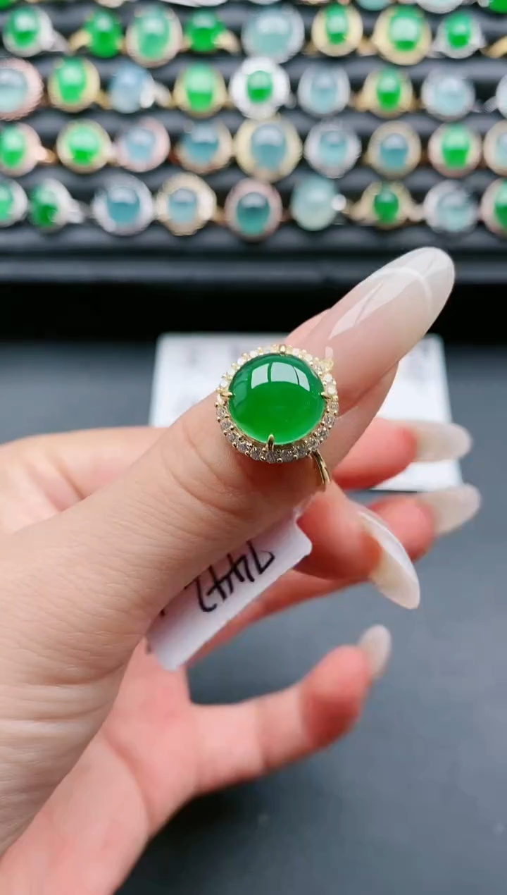 【闪购商品】翡翠戒指银S925镶嵌11111111