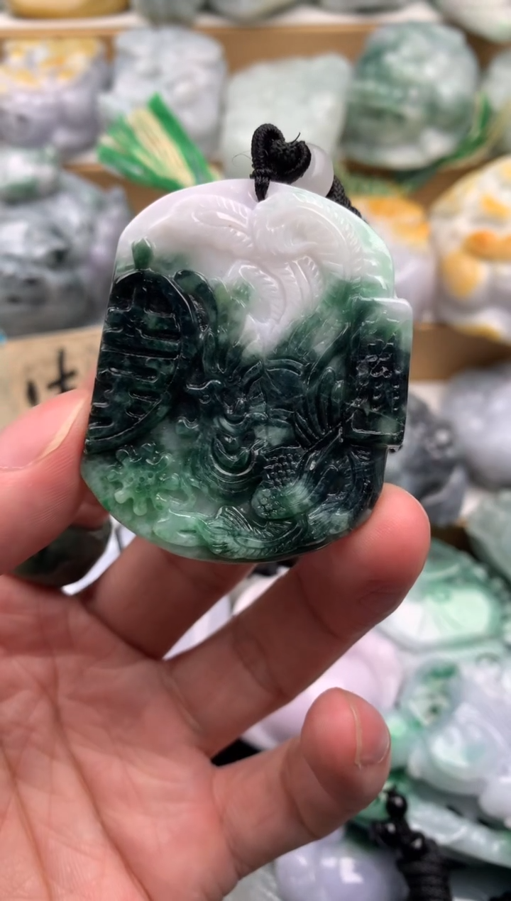 吊坠(不含链)未镶嵌翡翠1