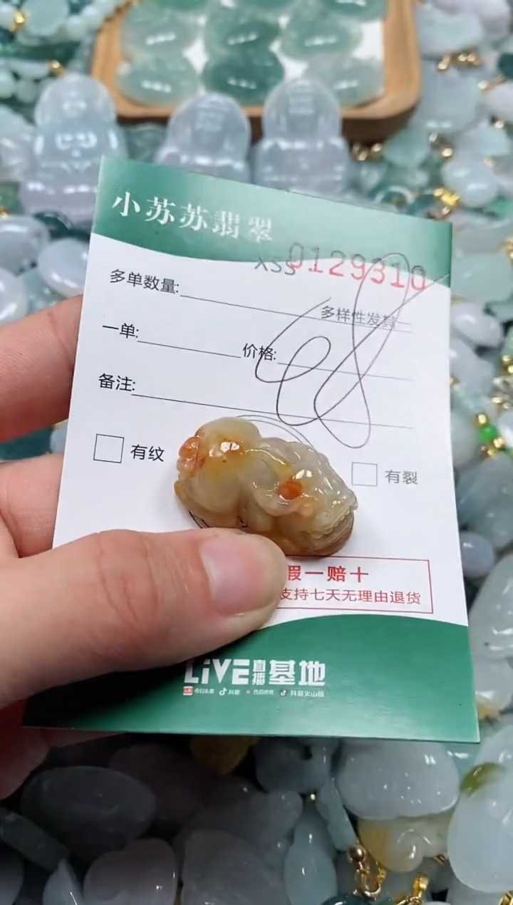 【闪购商品】翡翠颈饰未镶嵌闪购商品0129310