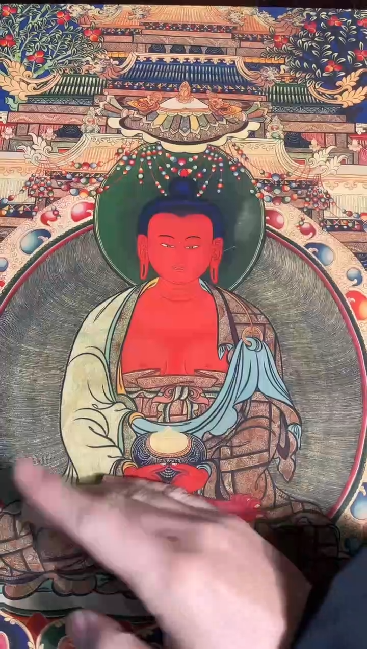 卷轴画路路的唐卡tk160