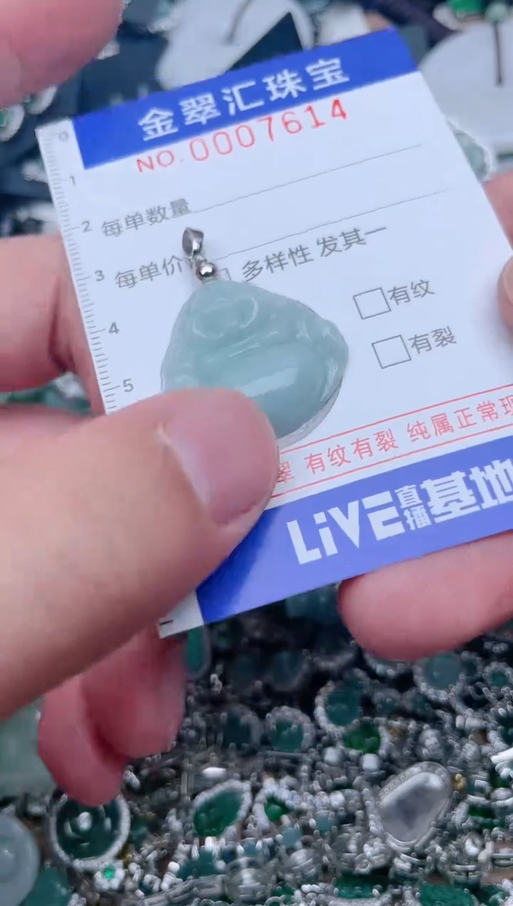 【闪购商品】翡翠颈饰未镶嵌7614....