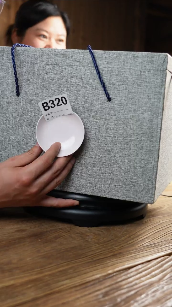 【闪购商品】瓷片景德镇陶瓷釉里红赏瓶320