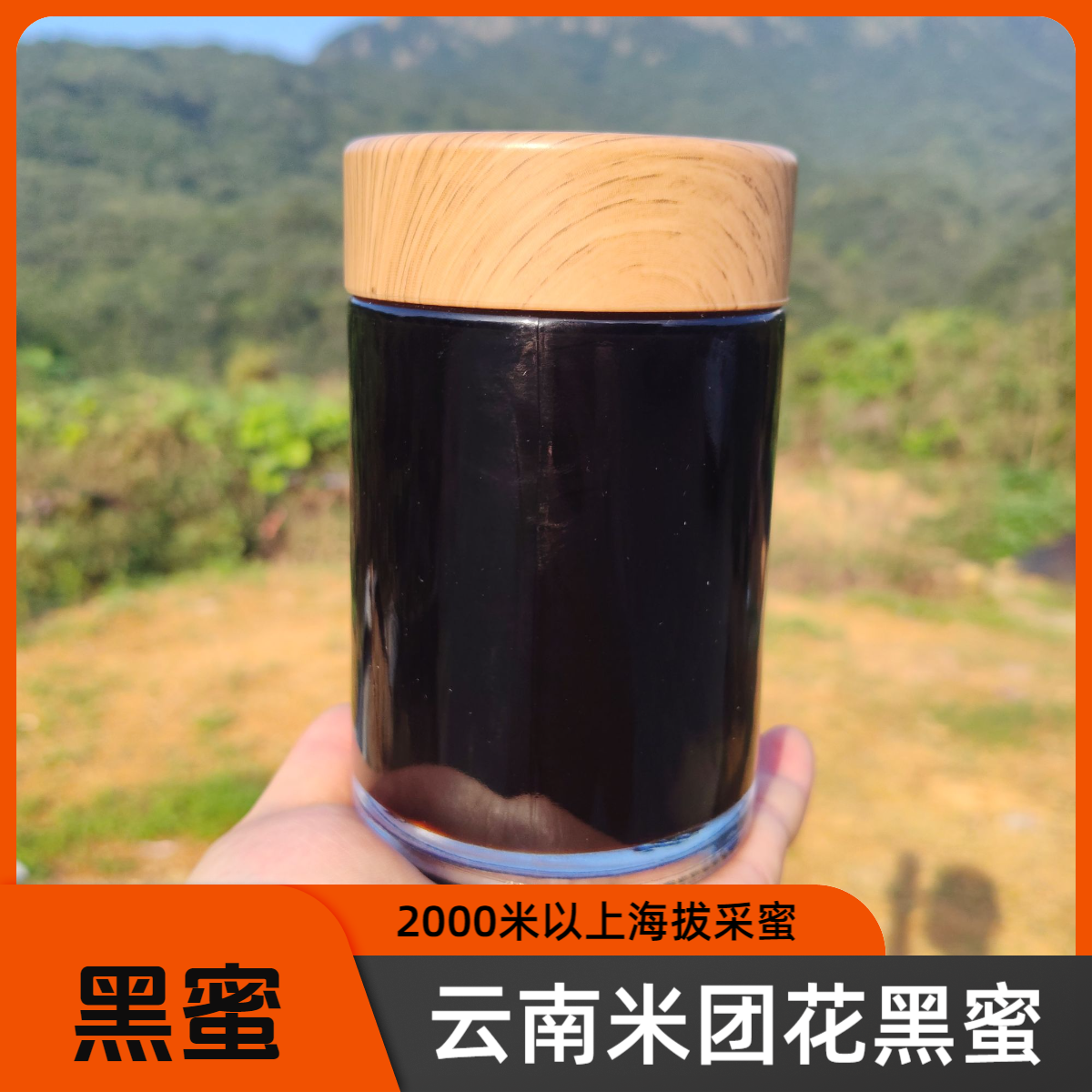 【米团花黑蜜】云南野蜂米团花黑蜂蜜高原蜂巢蜜特产原蜜富含花青素