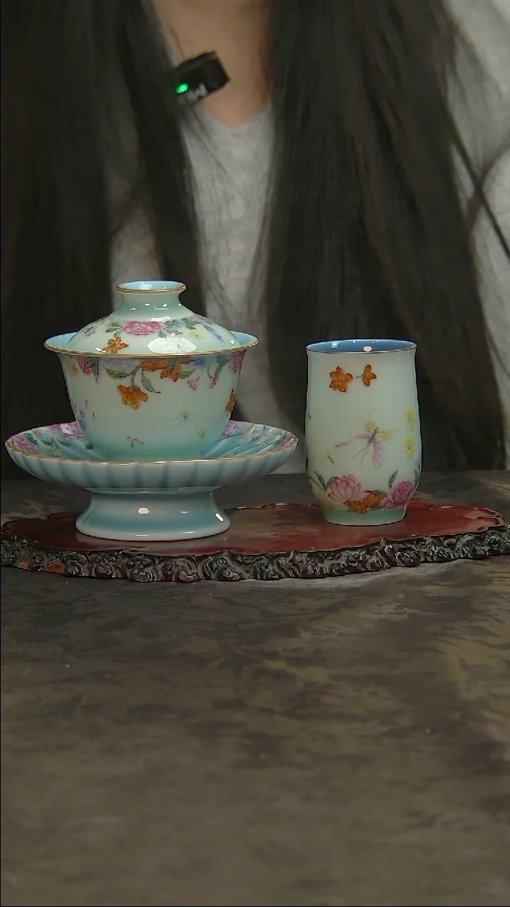 【闪购商品】青花手绘花卉套组
