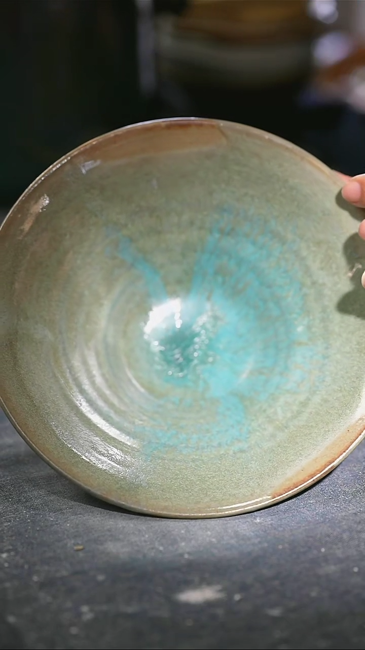 【闪购商品】碗浪鬼柴烧浪鬼家釉绘柴烧   