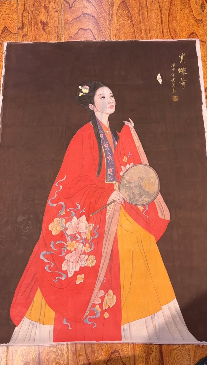 【闪购商品】国画周建真老师绘画作品17-70
