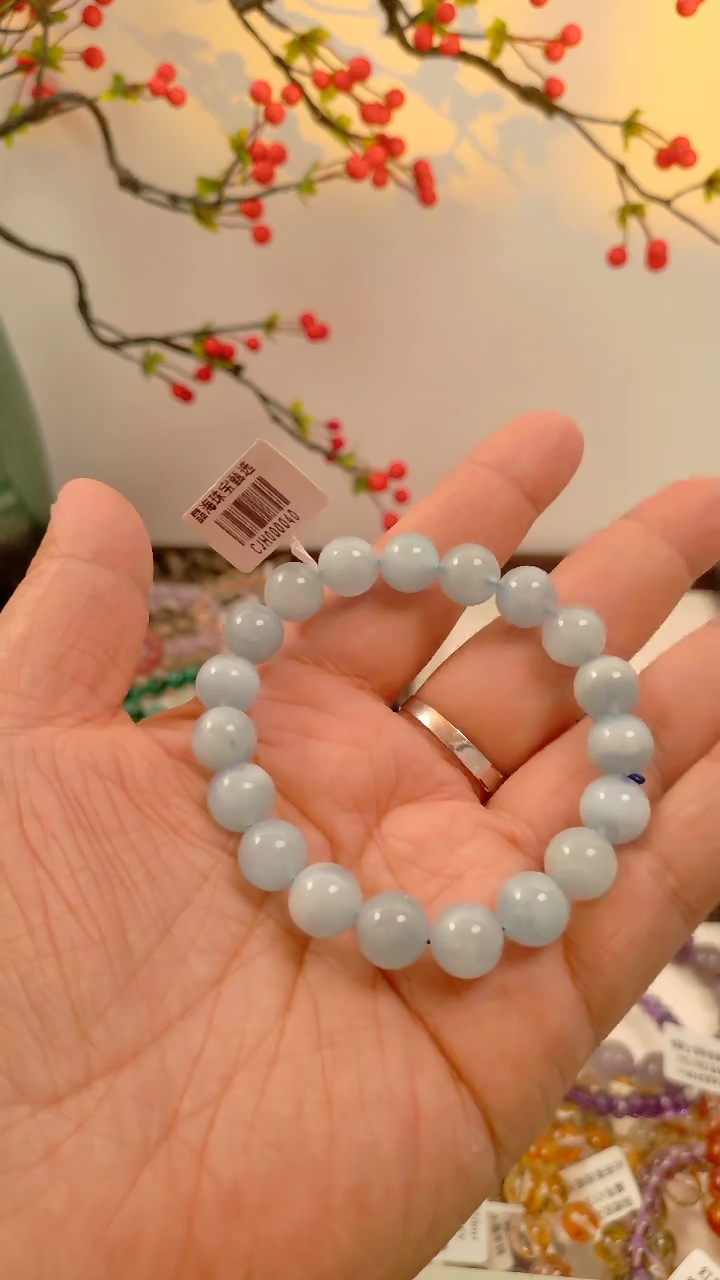 未镶嵌手链水晶海蓝宝