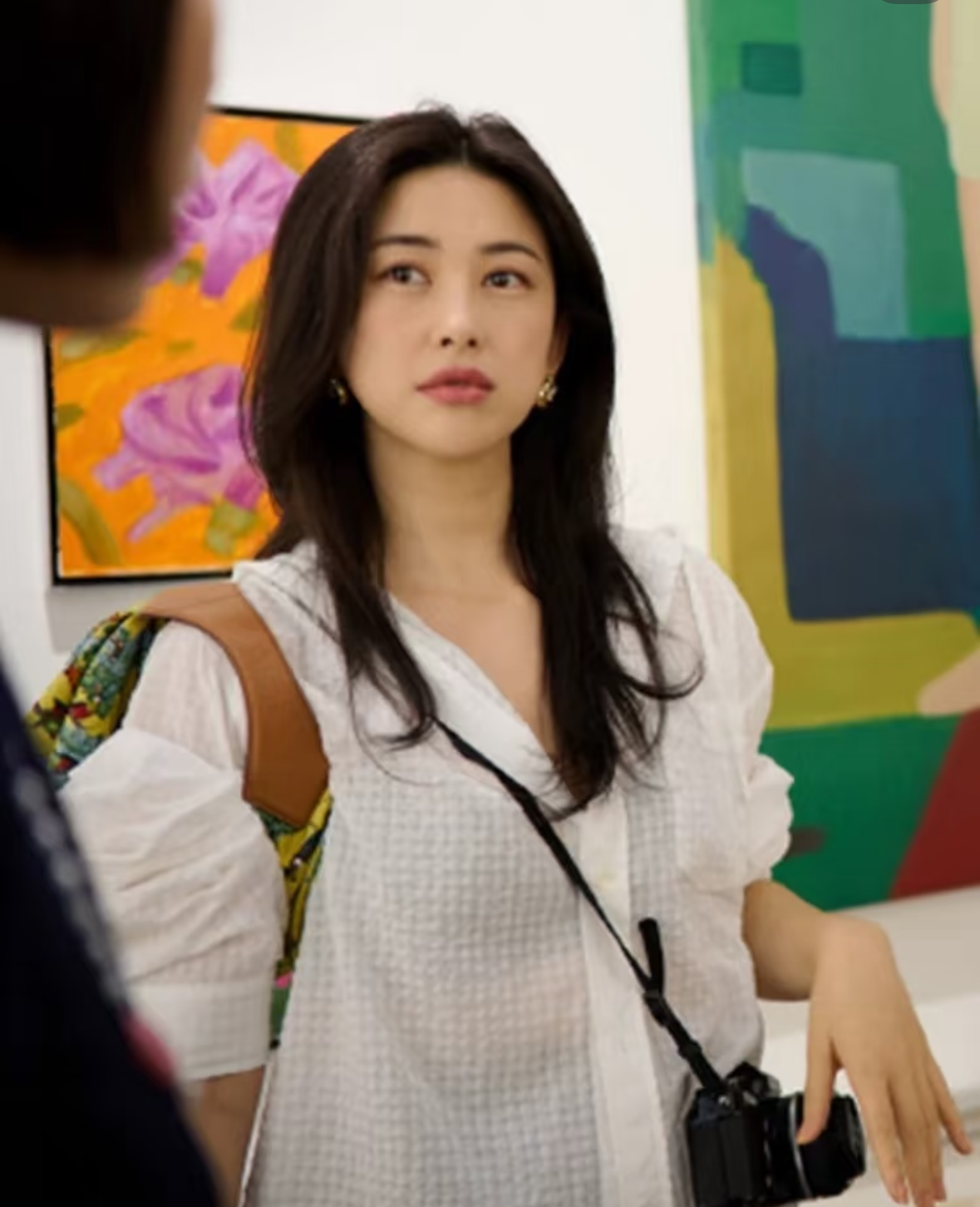 【奶油泡芙】BD3C0452设计感长袖白色针织时尚休闲百搭简约外套