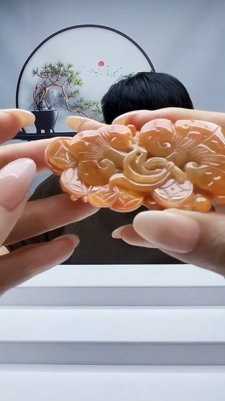 未镶嵌定制翡翠毛货挂件60