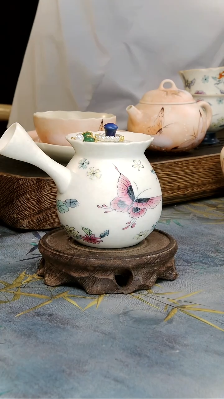 亘古茶具福利分享@侧把壶