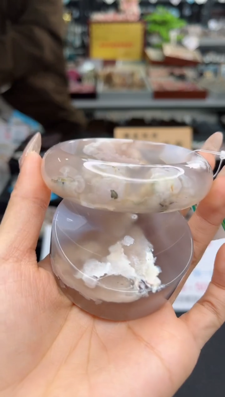 【闪购商品】石英质玉手镯未镶嵌60圈口（不退不换）1571355