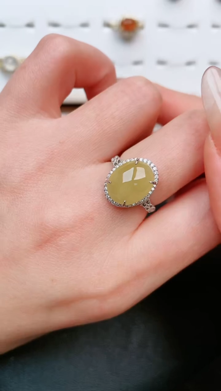 【闪购商品】翡翠戒指银S925镶嵌.....