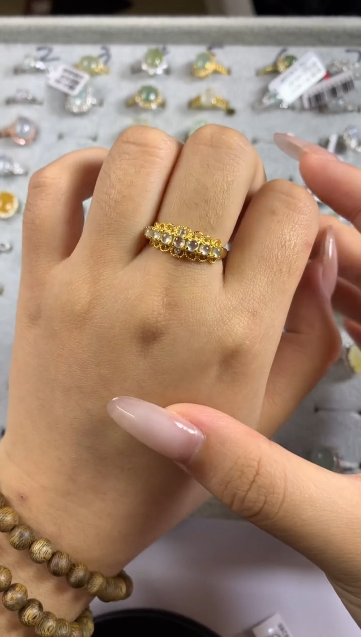 银S925镶嵌戒指翡翠24