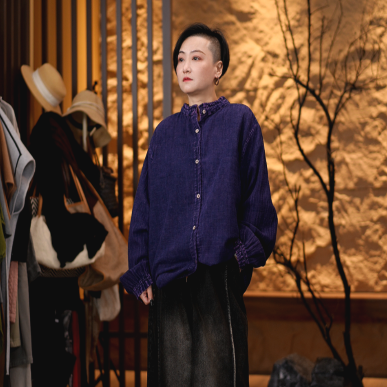 【蓉哥出品】双层汗麻炒色外套G66