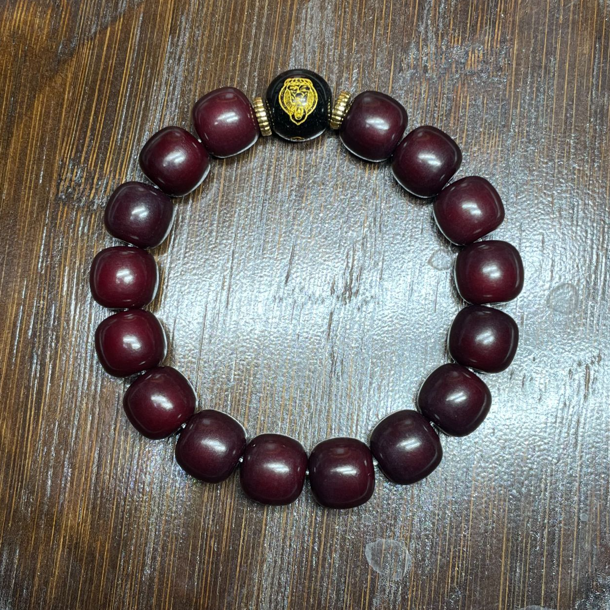 13mm溏心老料菩提手串十二生肖本命老型桶珠盘串单圈文玩菩提子