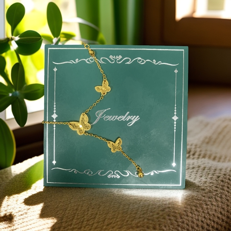 阿祖严选999--龙鳞蝴蝶项链AAA0038