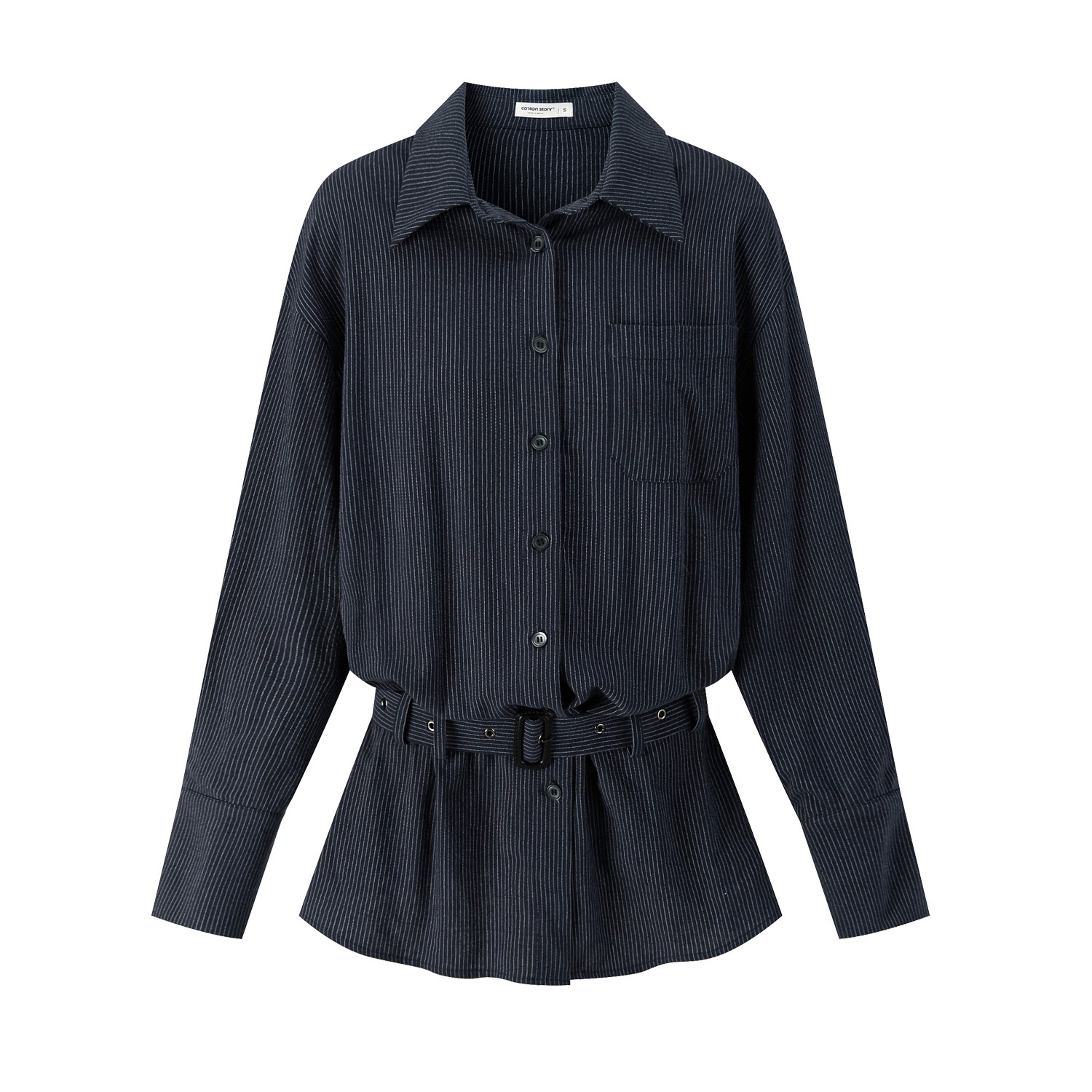 羊城故事-法式复古设计感衬衫女秋季新款显瘦长袖上衣Y51054628