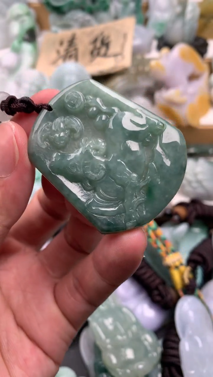 吊坠(不含链)未镶嵌翡翠1