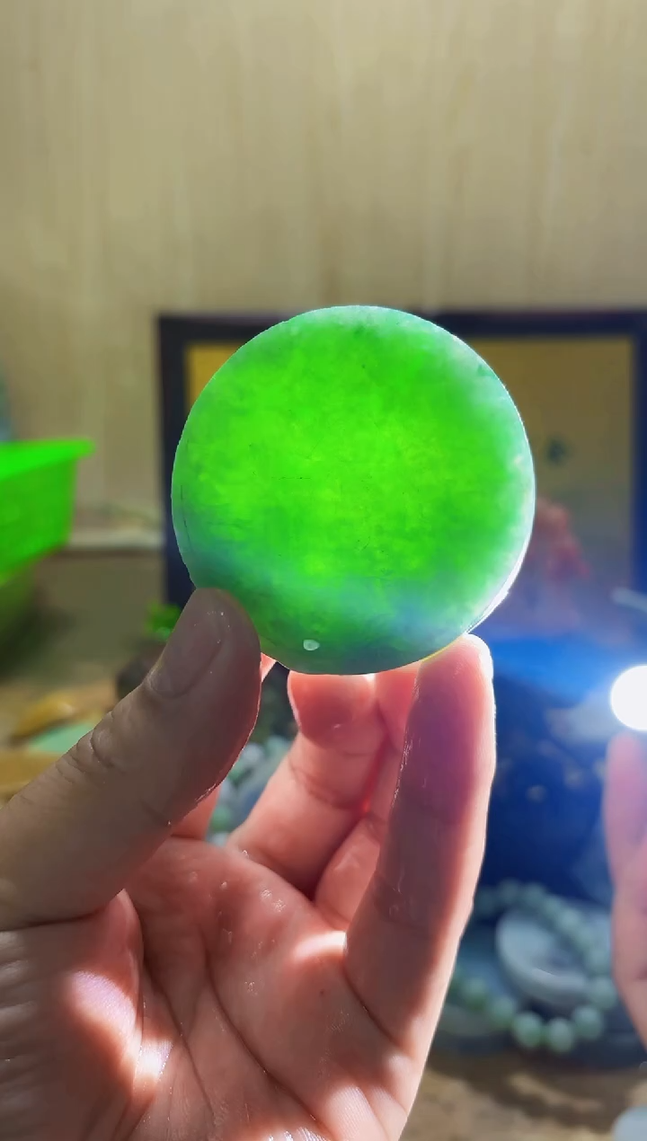 颈饰未镶嵌翡翠A货常星4196