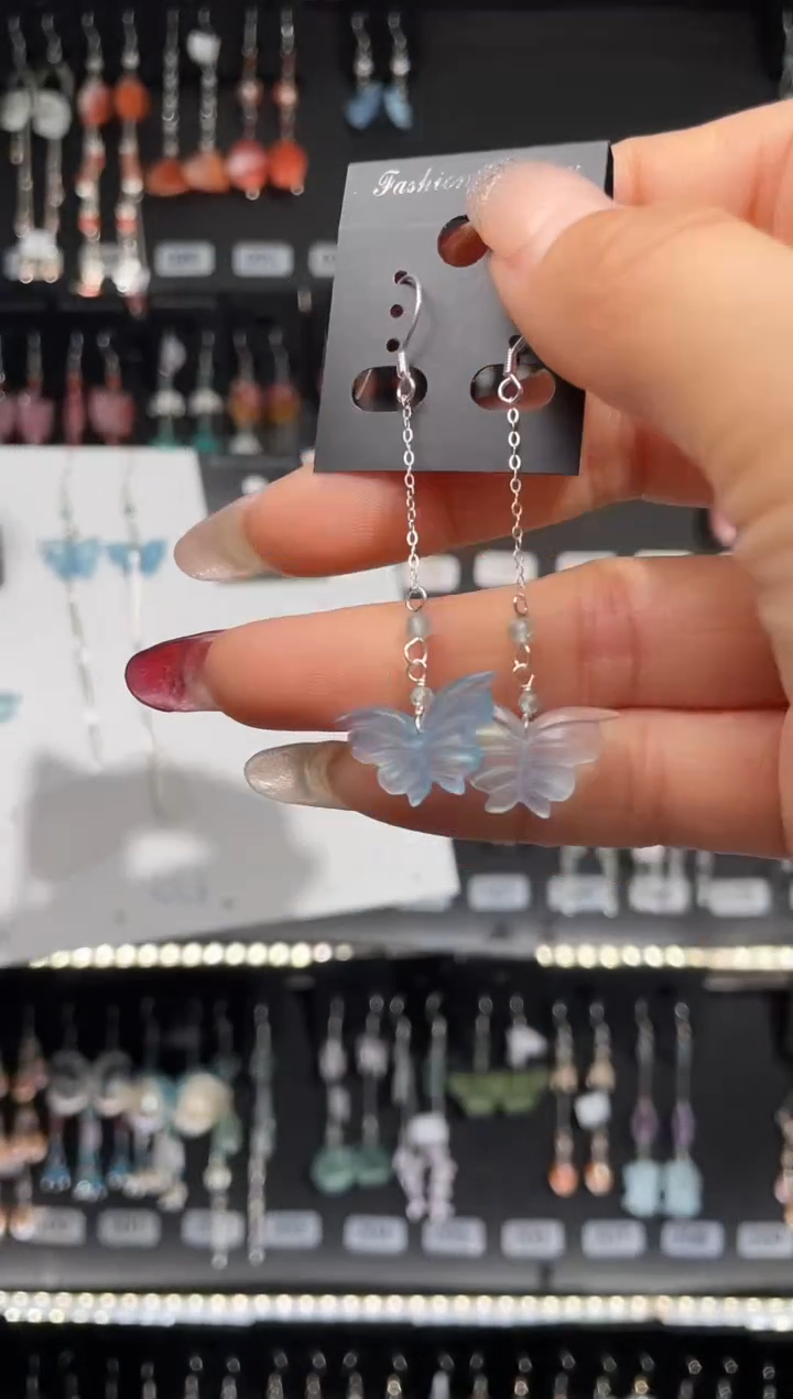 【闪购商品】紫晶耳饰银S925镶嵌望舒.