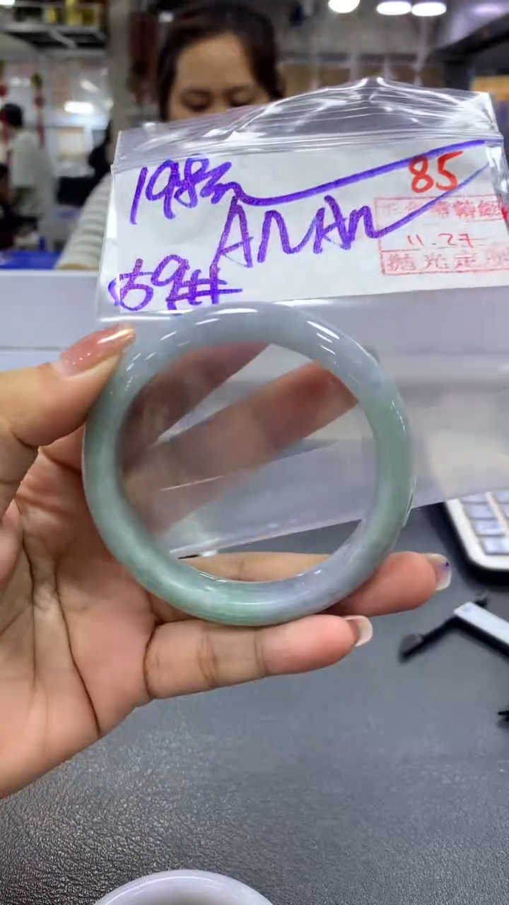 未镶嵌定制翡翠A***N毛货需精细抛光+拍一发一+85