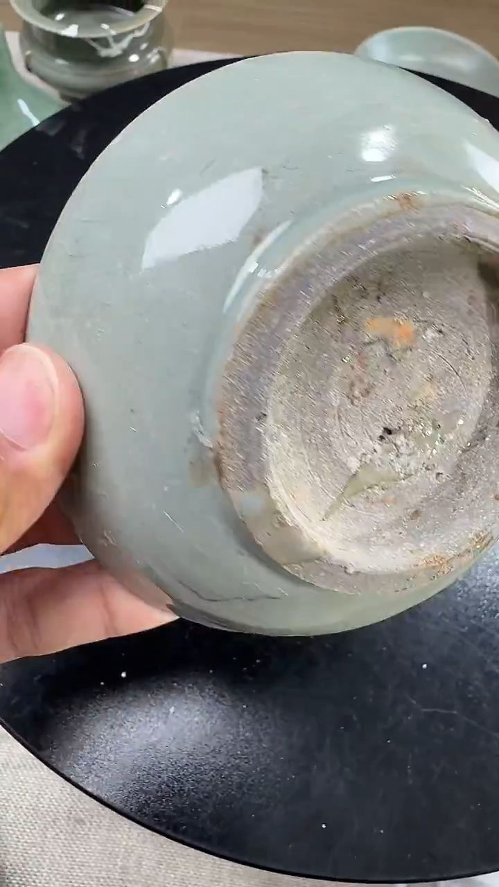 瓷片龙泉青瓷瓷片标本