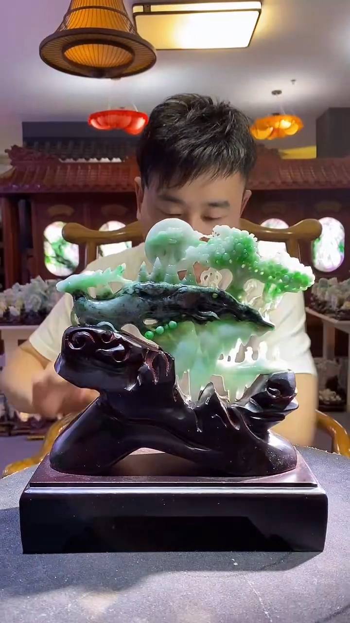 未镶嵌定制翡翠03/1210/W/山水悟道