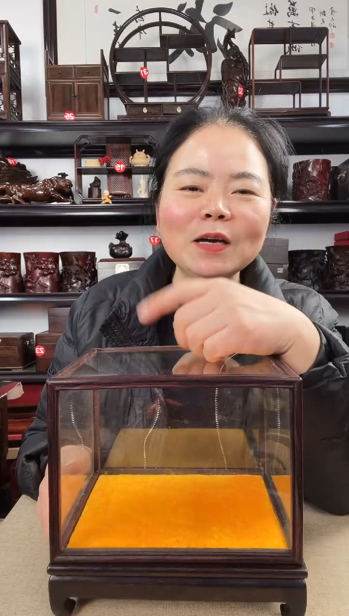 木玻璃罩2老李红木工艺品