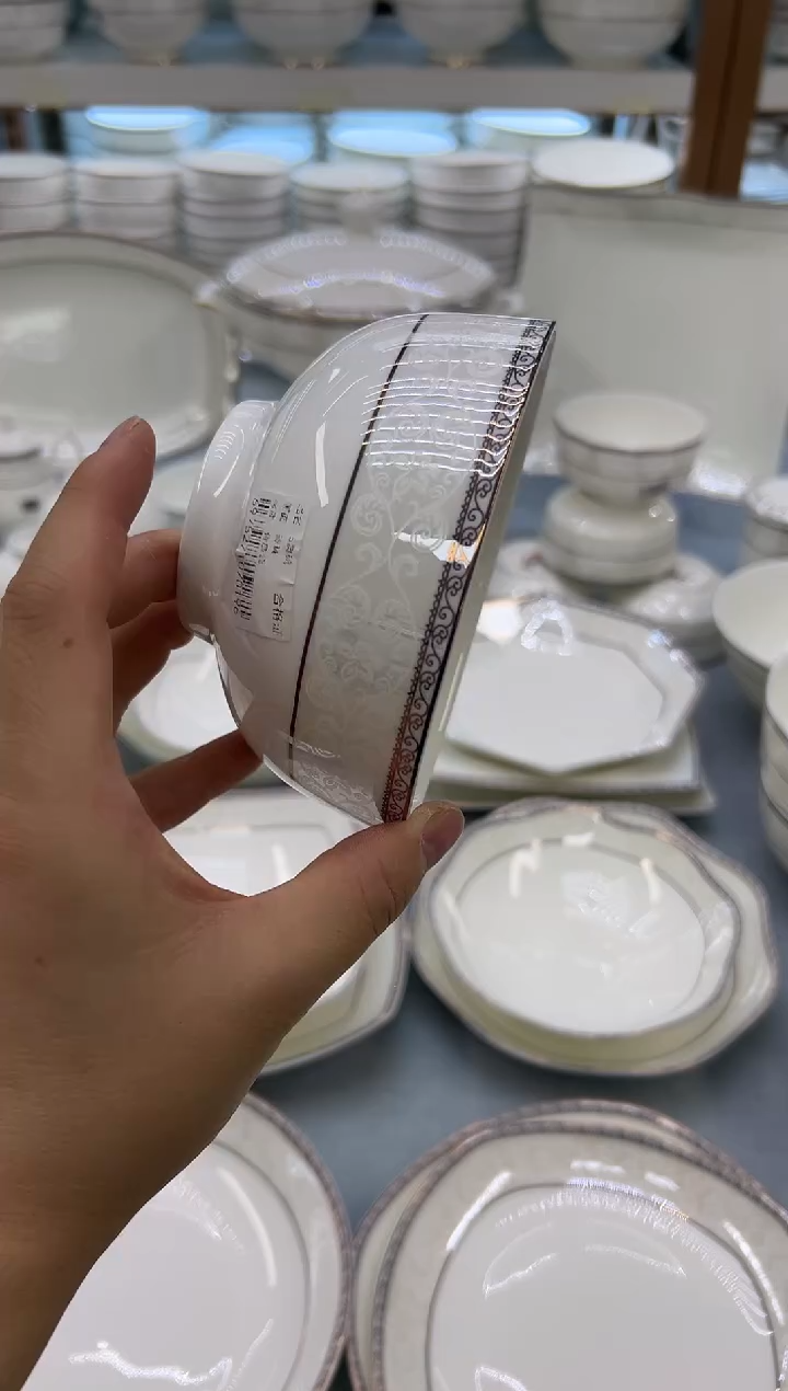骨瓷玲珑5奥6个 