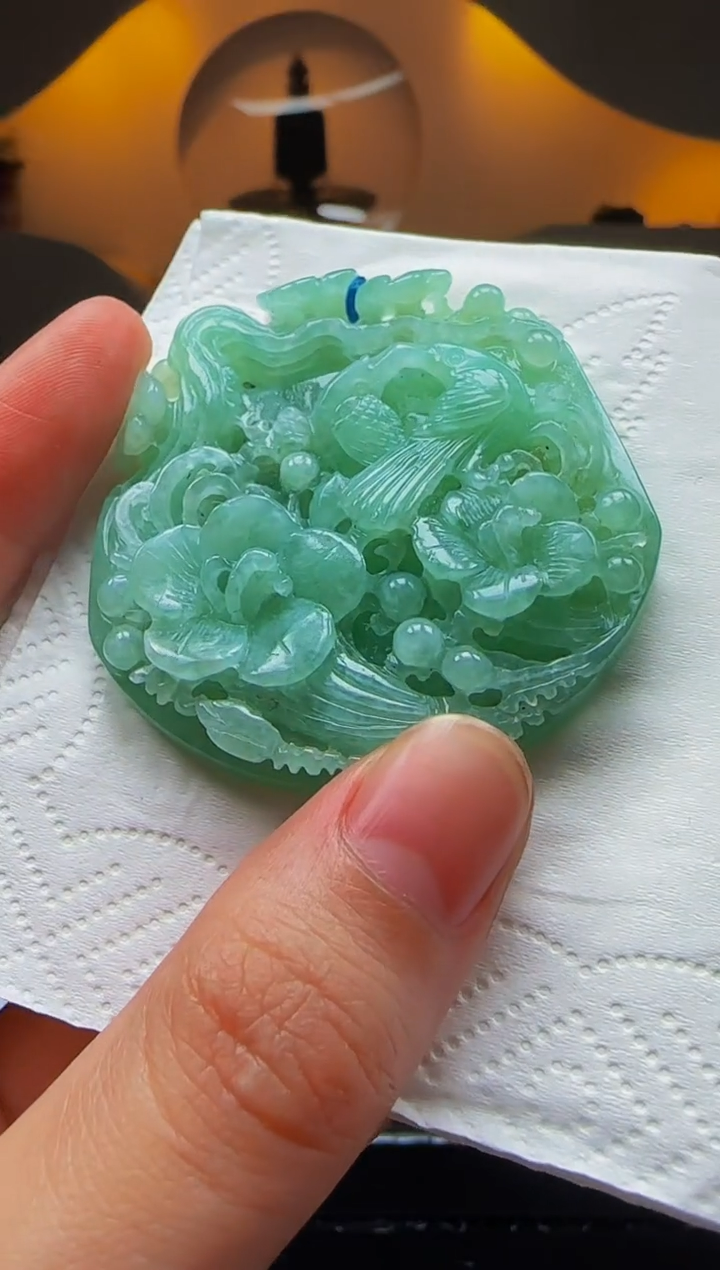 【闪购商品】定制翡翠未镶嵌Q03730翡翠毛货