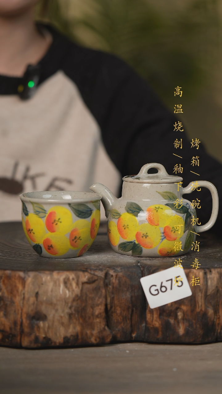 【闪购商品】瓷片景德镇高温釉下彩可微波烤箱洗碗机675