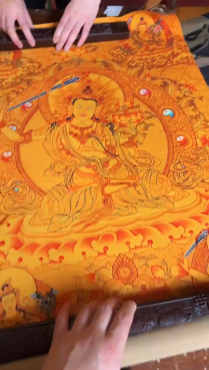 卷轴画手绘唐卡119