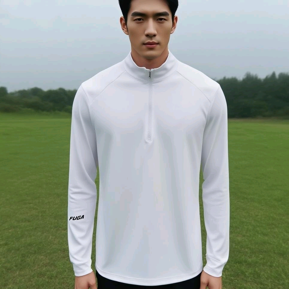 【新品上市】2025新款秋季男女同款训练长袖速干卫衣（半拉链）6801k