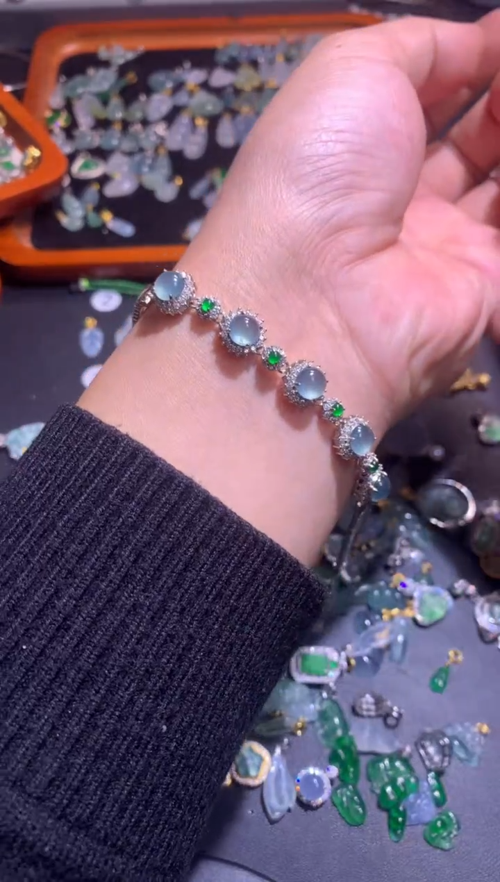 【闪购商品】翡翠吊坠(不含链)银S925镶嵌1