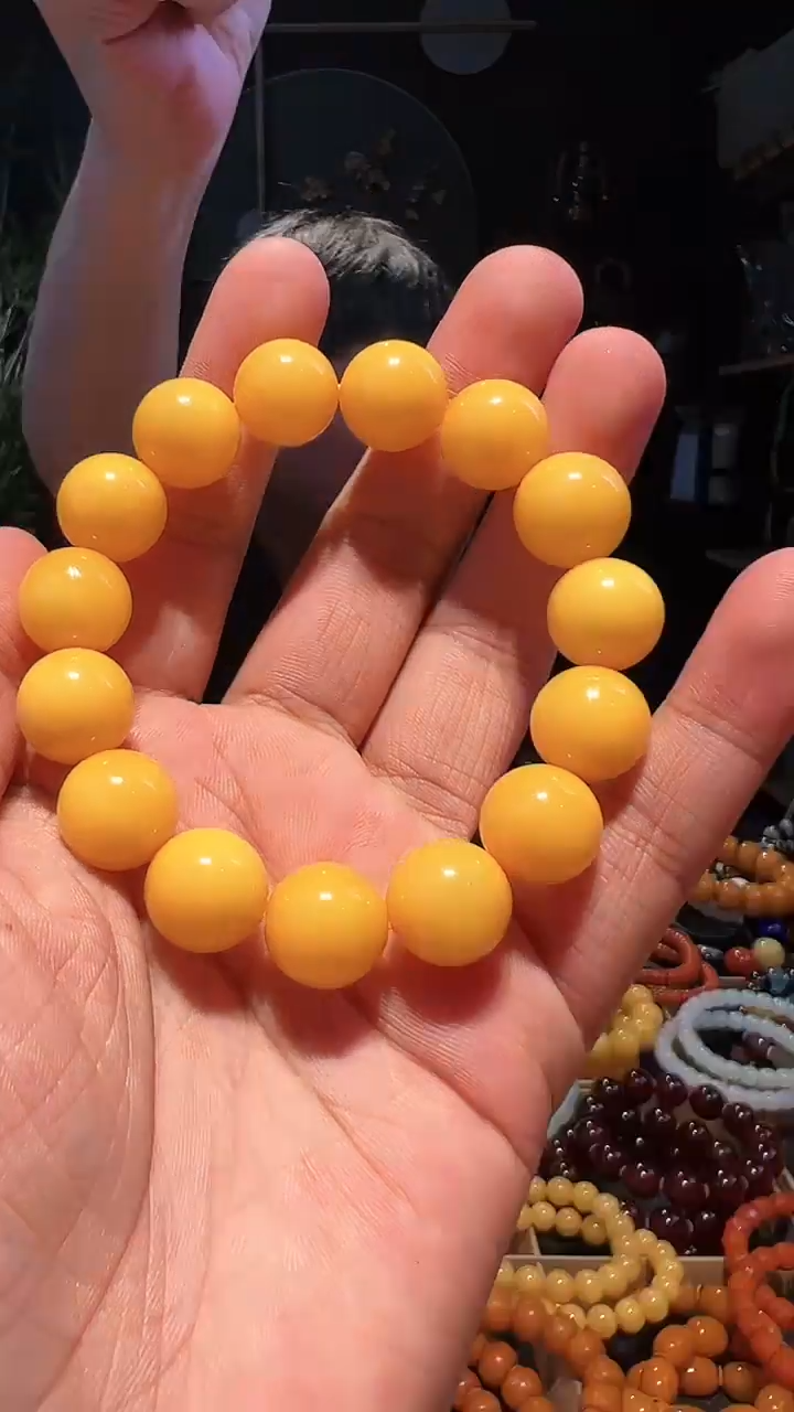 【闪购商品】蜜蜡手串未镶嵌14+单圈