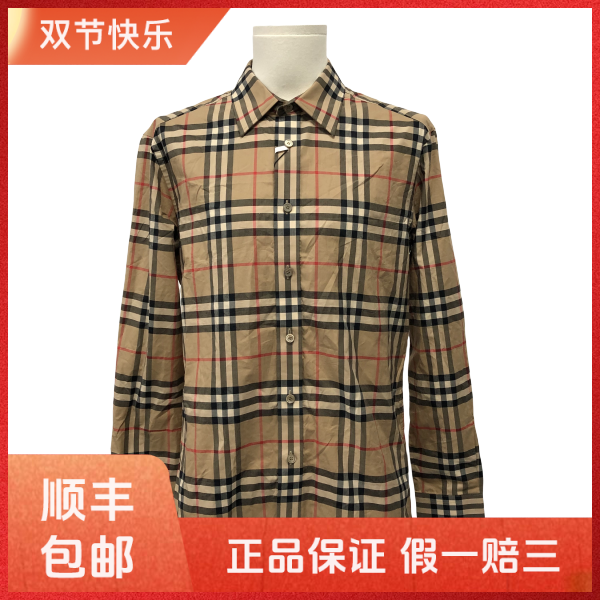 妃鱼/博柏利/棉/衬衫/95新/s一零零六