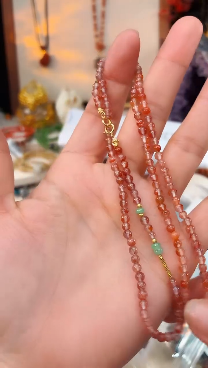 未镶嵌南红玛瑙项链@@A921C017799