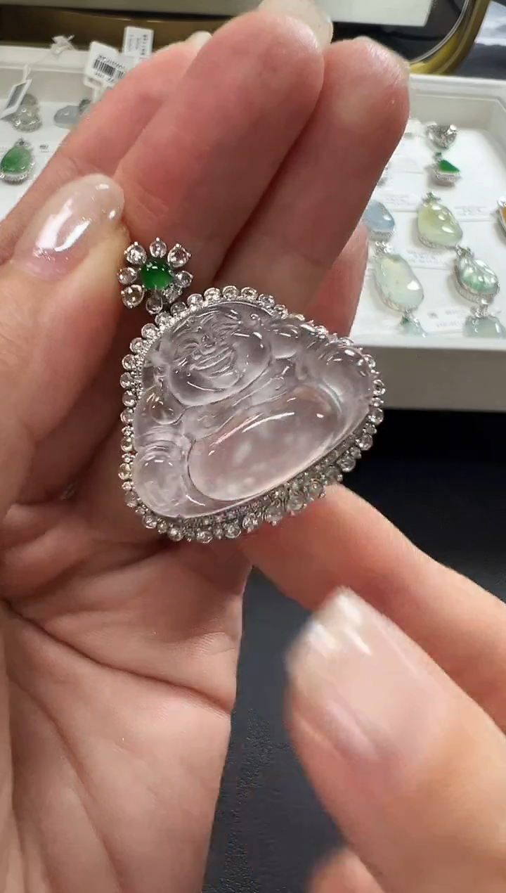 颈饰18K金镶嵌翡翠KYY1128-017